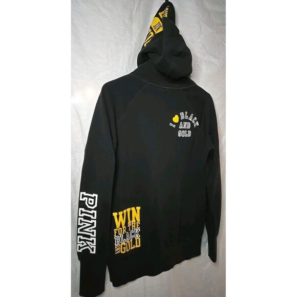 Iowa Hawkeyes Pink Victoria Secret Hoodie SweatShirt, Sz Lg, Collegiate Coll - Picture 5 of 8